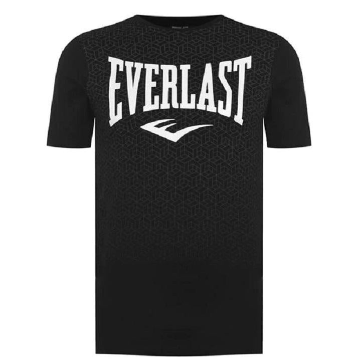 Everlast - T-Shirt / Geo Print / Schwarz
