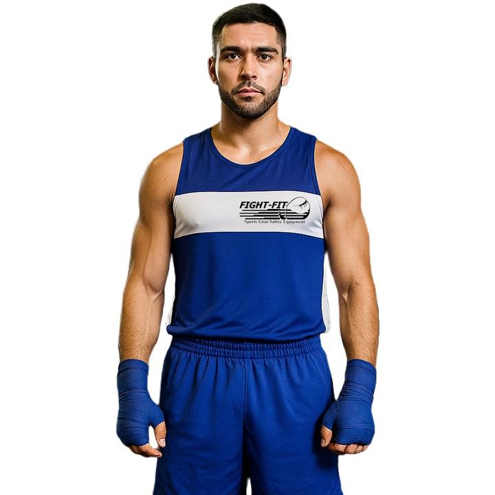 FIGHT-FIT - Boxing Shirt / Blau