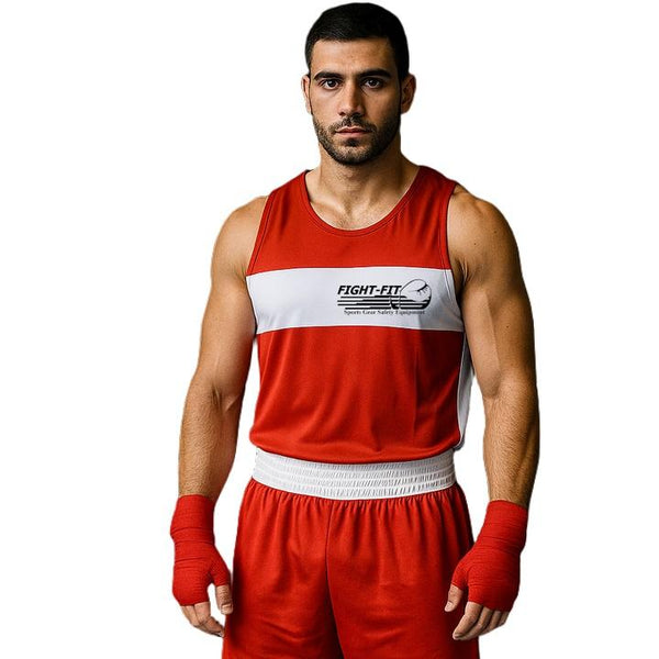 FIGHT-FIT - Boxing Shirt / Rot
