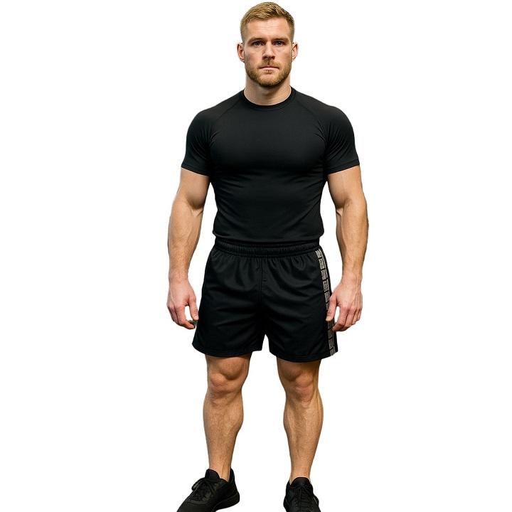 FIGHT-FIT - Fitness Shorts / Schwarz