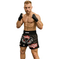 FIGHTERS - Muay Thai Shorts / No Fear / Schwarz
