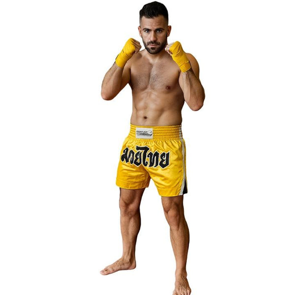 FIGHTERS - Muay Thai Shorts / Gelb