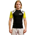 FIGHTERS - Rash Guard / Schwarz-Gelb-Weiss