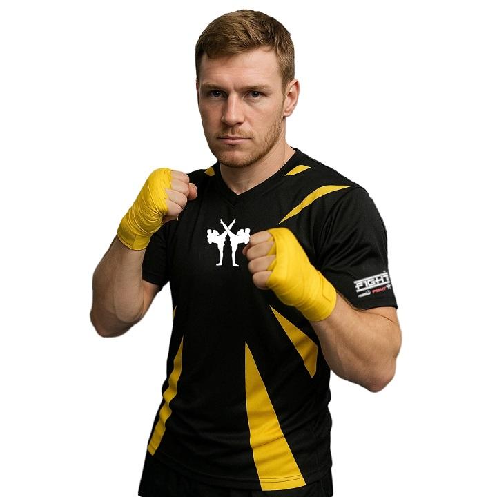 FIGHTERS - Kick-Boxing Shirt / Competition / Schwarz
