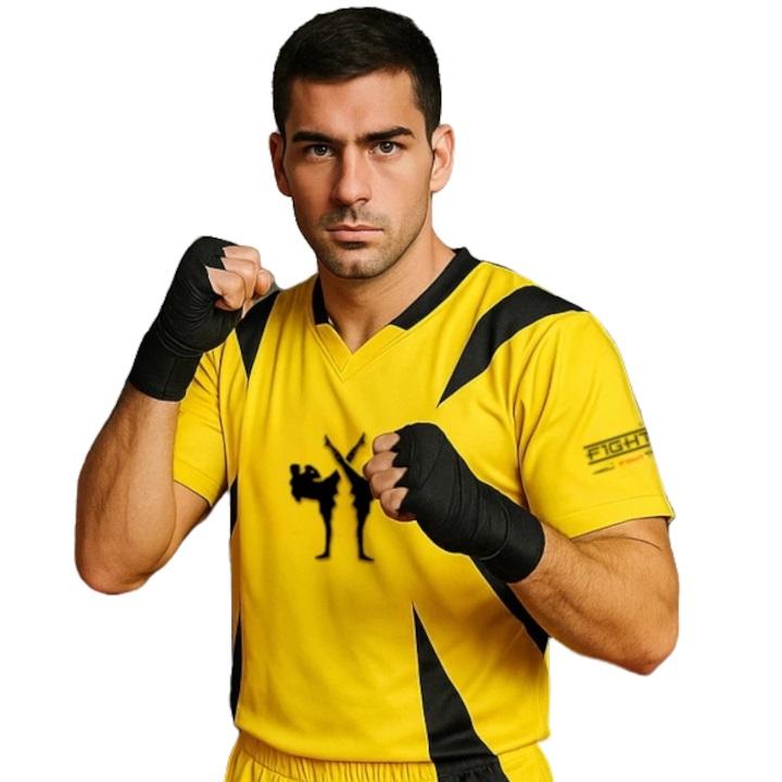 FIGHTERS - Kick-Boxing Shirt / Competition / Gelb
