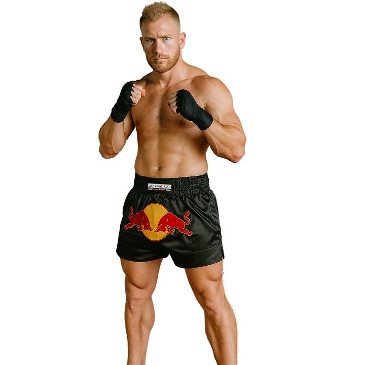 FIGHTERS - Muay Thai Shorts / Bulls / Schwarz