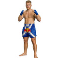 FIGHTERS - Muay Thai Shorts / Bulls / Blau-Weiss