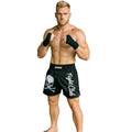 FIGHTERS - Muay Thai Shorts / Fight Club Skull / Schwarz