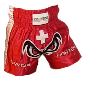 FIGHTERS - Muay Thai Shorts / Schweiz / No Fear