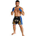 FIGHTERS - Thaibox Shorts / Elite Fighters / Schwarz-Blau