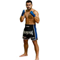 FIGHTERS - Thaibox Shorts / Elite Muay Thai / Schwarz-Blau