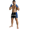 FIGHTERS - Thaibox Shorts / Elite Pro Muay Thai / Schwarz-Blau