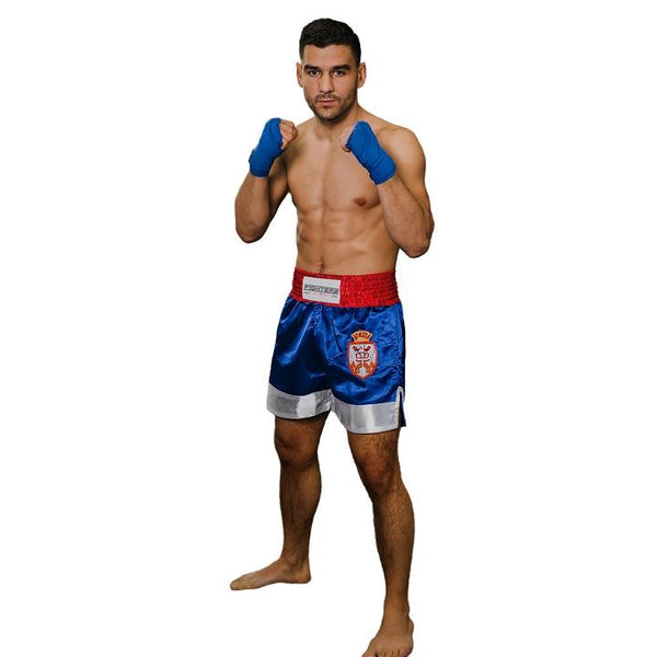 FIGHT-FIT - Muay Thai Shorts / Serbien-Srbija / Zastava