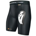 Shock Doctor - Compression Short mit Bioflex Tiefschutz / Schwarz