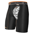 Shock Doctor - Compression Short mit AirCore Soft Cup Tiefschutz / Schwarz