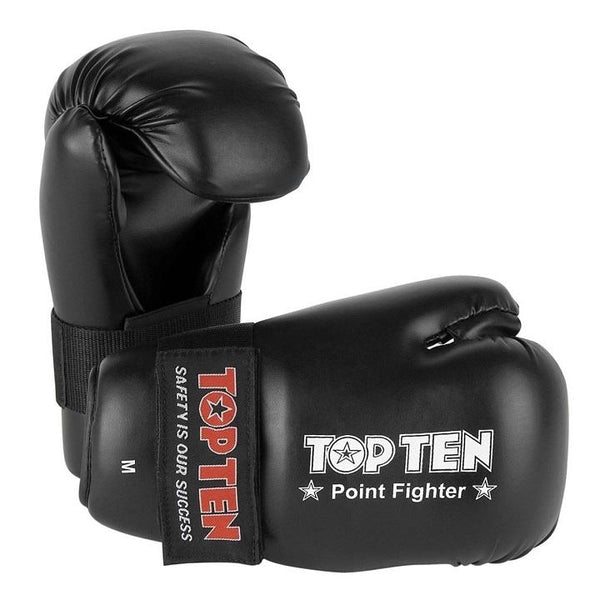 Top Ten - Point Fighting Handschuhe / Schwarz