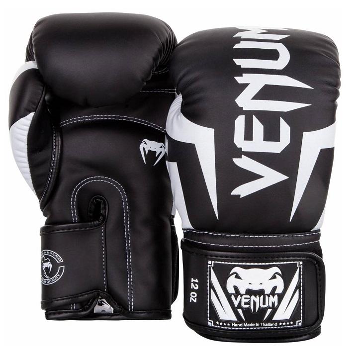 Venum - Boxhandschuhe / Elite / Schwarz-Weiss