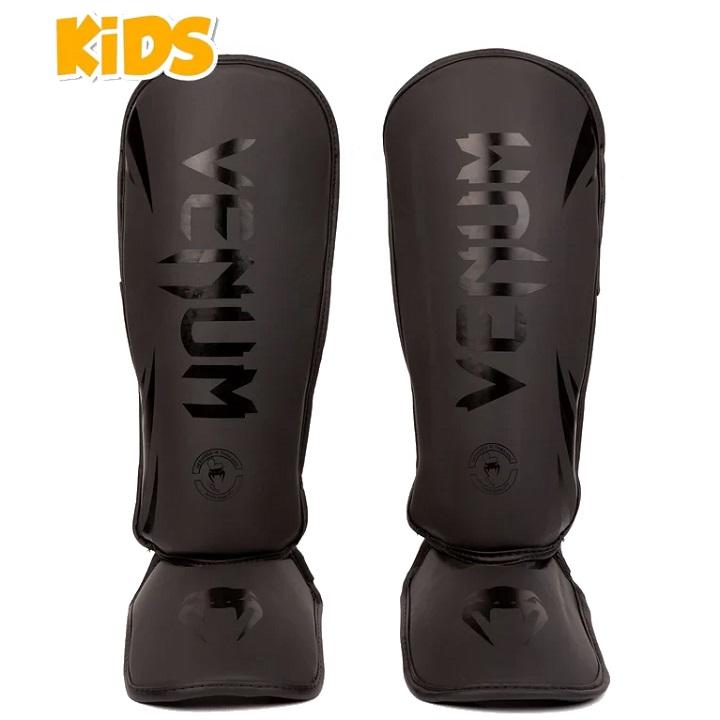 Venum - Schienbeinschutz Kinder / Challenger / Schwarz-Schwarz