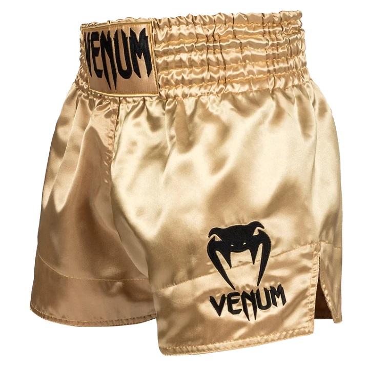 Venum - Muay Thai Shorts / Classic / Gold-Schwarz