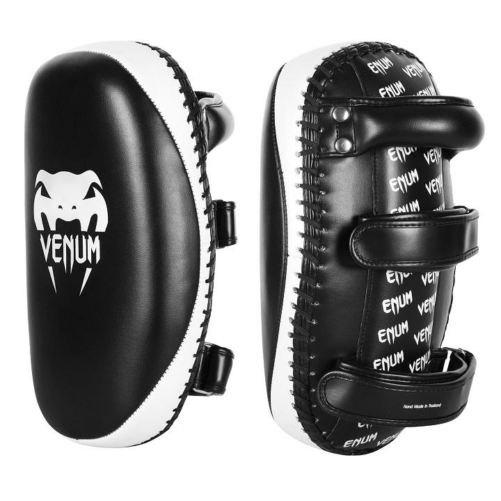Venum - Thai Pratzen / Light Kick Pad / Schwarz-Weiss / Paarweise