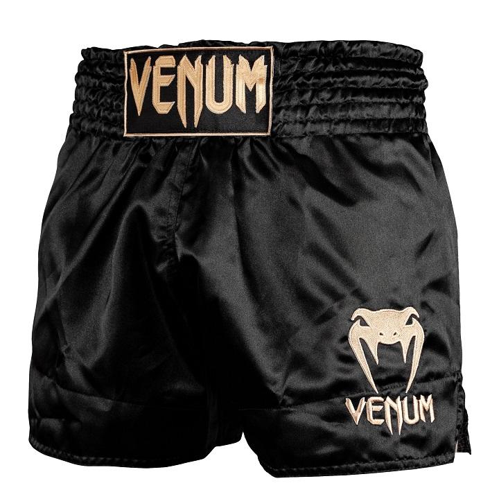 Venum - Muay Thai Shorts / Classic / Schwarz-Gold
