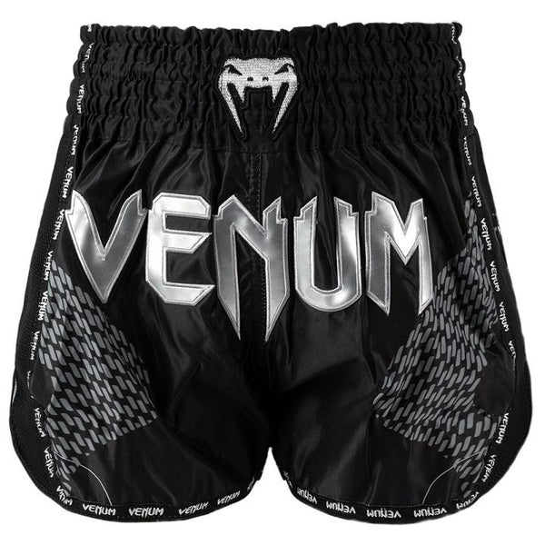 Venum - Muay Thai Shorts / Nexus / Schwarz-Silber