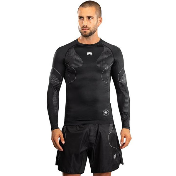 Venum - Rashguard / Nexus / Long Sleeve / Schwarz-Silber