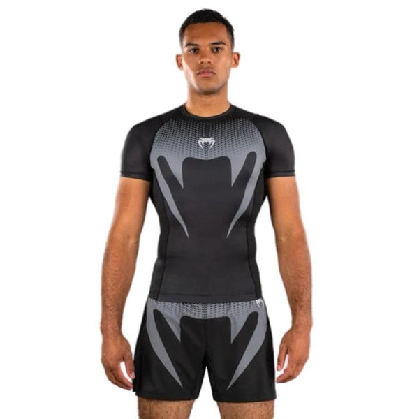 Venum - Rashguard / No Gi / Short Sleeve / Schwarz-Silber