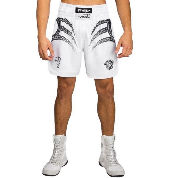 Venum - Training Shorts / Venum x Mike Tyson Tiger / Weiss-Schwarz